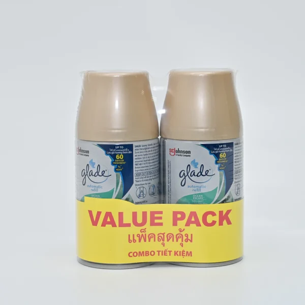 my-11134207-23030-vvt8vxtmupova6.webp GLADE AUTOMATIC SPRAY REFILL OCEAN ESCAPE TWIN PACK 175G AIR FRESHENER