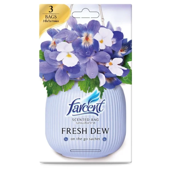 my-11134207-7rasj-m7qbo58w3fry7e.webp FARCENT Scented Bag 3X10G Fresh Dew Pewangi Air Freshener