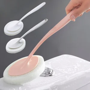 sg-11134201-82611-ml30clkix34163.webp Long Handle Tile Wall Floor Bathroom Sponge Scrubber Window Cleaning Tool Berus Pembersih