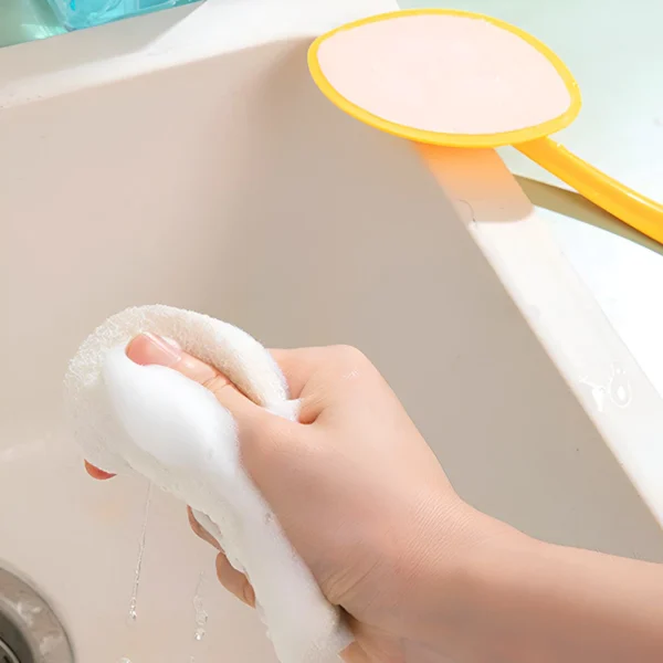 Long Handle Tile Wall Floor Bathroom Sponge Scrubber Window Cleaning Tool Berus Pembersih