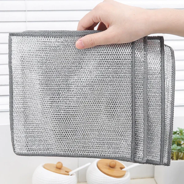 sg-11134202-7rdyq-lz7dq5u8kzmidb.webp Anti Scratch Wire Dishcloth Cleaning Rags Sinks Stoves Kitchen Rust Removal Metal Steel Pot Pan
